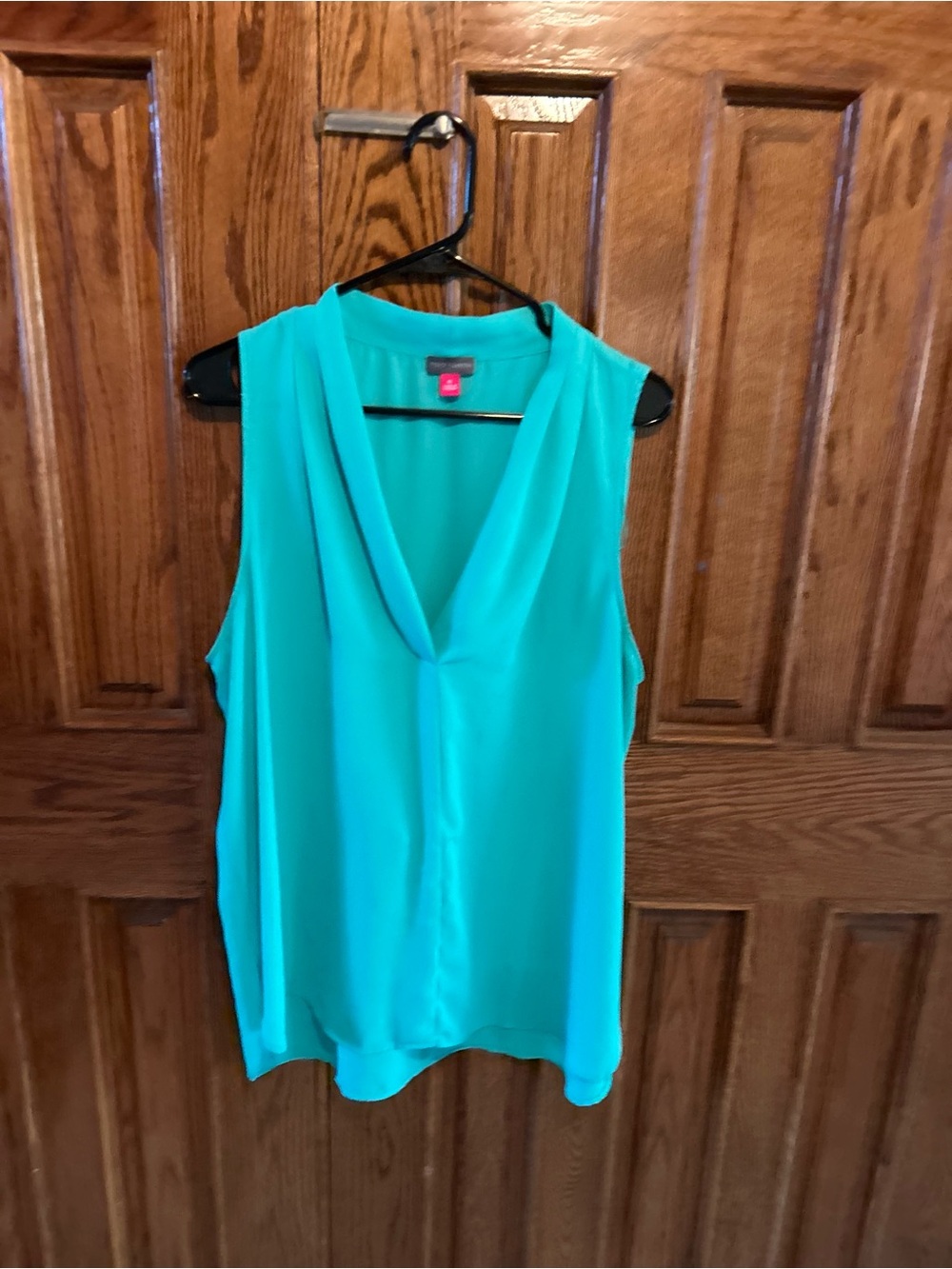 Vince Camuto Sleeveless V-Neck Camisole in Teal